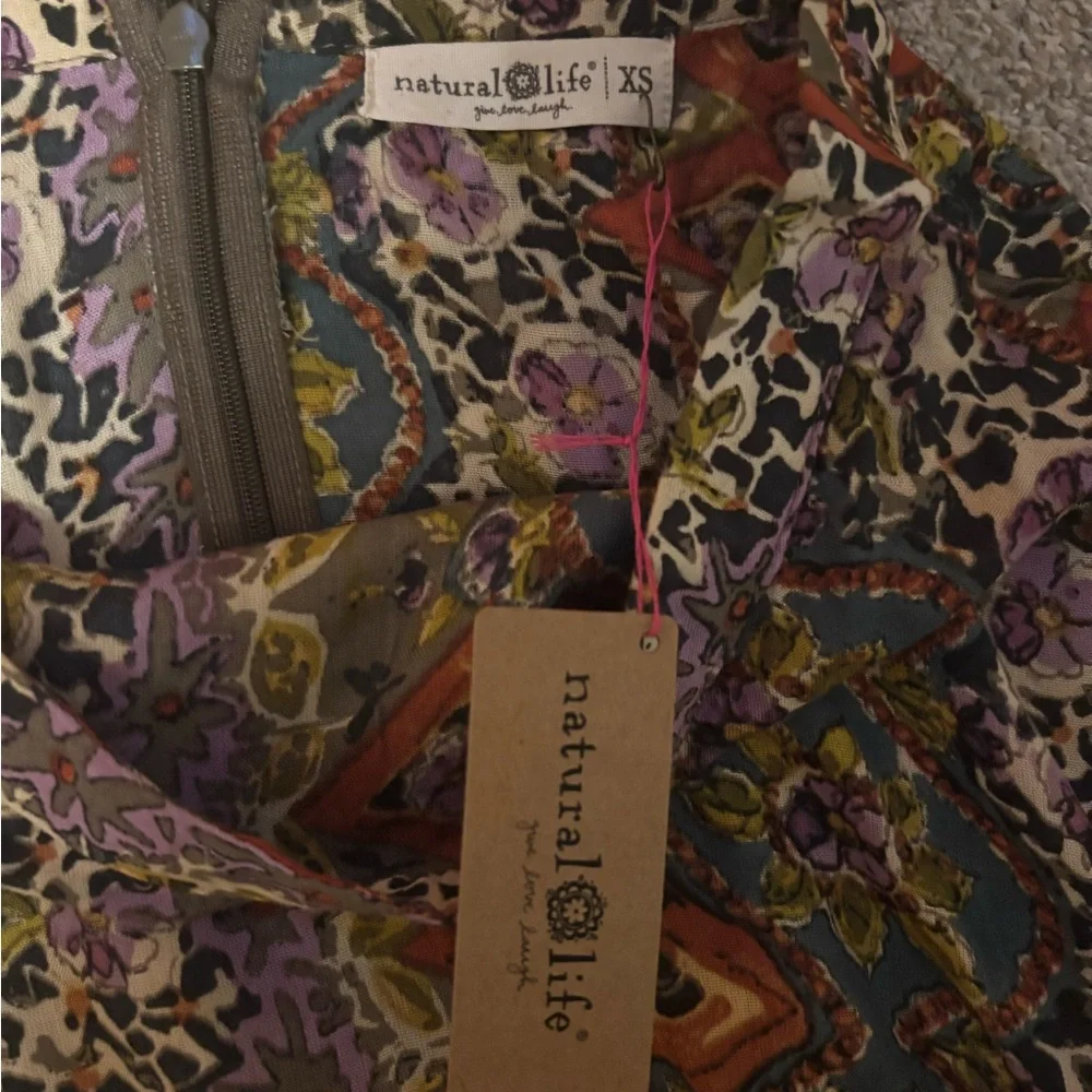 NATURAL LIFE Colorful Patterned Maxi Skirt - Picture 2 of 3